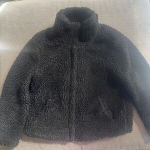 PacSun Black Sherpa Jacket